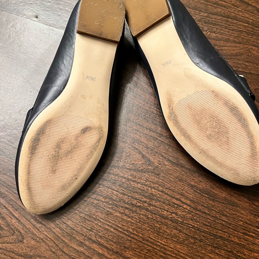 Talbots Navy Blue Flats - image 4